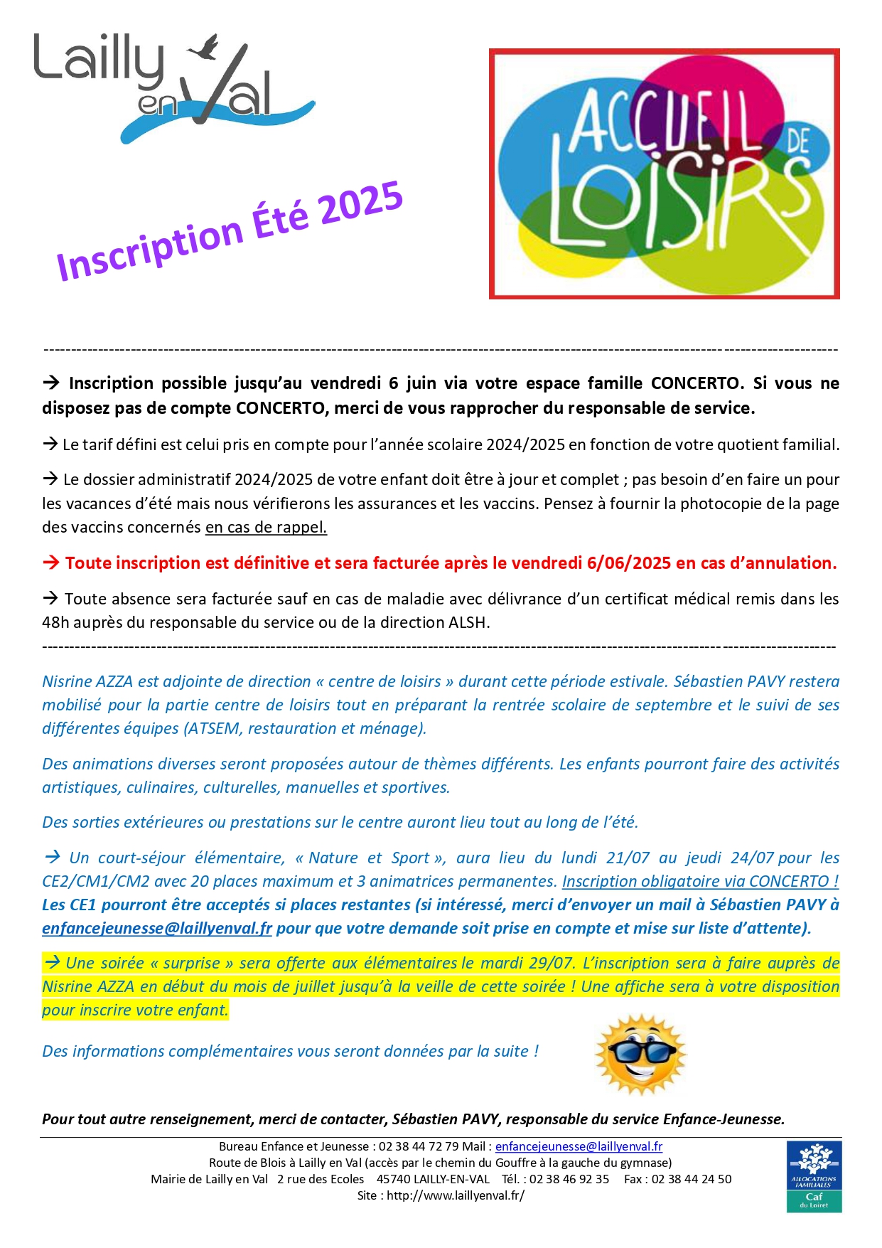 ALSH - Document information été 2025